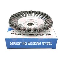 스틸와이어 예초기날 6인치 안전날 잡초 풀 제거 깍기 브러쉬날, 1개