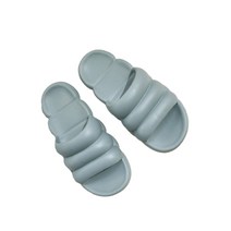 인사이드리빙 발편한 푹신한 편안한 쿠션 층간소음 실내 거실 실내용 사무실 슬리퍼 거실화 실내화, 블루