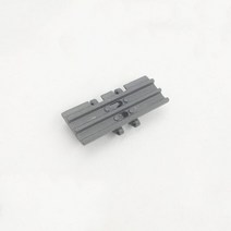 RC카 타이어 112 rc 유압 굴삭기 트랙 메탈 크롤러 50mm20mm, 회색