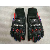 다이네즈 오토바이 숏 장갑 글러브 레이싱 장비 에어 여름 사계절 남녀, 블랙 블루