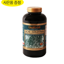 퀄리티랩 아사이 골드 포르테 600 캡슐 30배 고농축 항산화 영양제 캐나다, 1개, 500mg 600캡슐