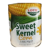 JW68ACFD 2.98K 대용량 롯데 스위트콘 식자재 식재료 업소용 캔 통조림 JK-00364, GJ 1