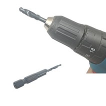 차징샵유통 전동 드릴 블랙 탭핑 디버링 드릴비트 M8 X 1.25MM, 3IN1 비트 M8 x 1.25MM