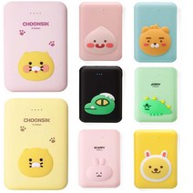 카카오 리틀 프렌즈 포켓 보조배터리 10000mAh, 춘식이 스마일
