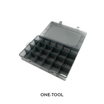 원툴 부품함 부품 보관함 공구함 공구통 보관 케이스 상자 플라스틱 가방 집 툴박스 다용도, 슬림형