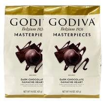 고디바 마스터피스 다크 초콜릿 421g 2팩 Godiva Masterpieces Dark Chocolate Ganache Heart 14.8oz, 2개