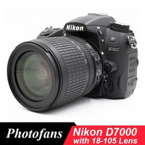 니콘 18-105mm 렌즈가 장착된 니콘 d7000 dslr 카메라, 협력사