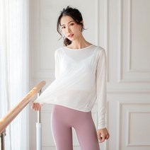 베이스레이어 스키복 보드복 골프 이너레이어 여름 여성 티셔츠 요가 롱팔 오픈 백 피트니스 메쉬 복장 체육관 스포츠 탑 블랙