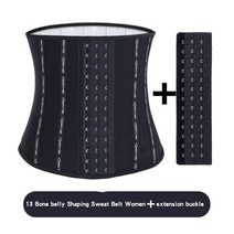 13 Bones Cincher Sweat Belt Belly Fat Burning Girdle Waist Trainer Body Shaper women Fajas Colombiana