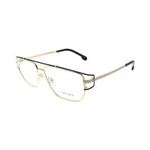 Versace 베르사체 VE 1257 1436 Gold 메탈 Hexagonal 안경 55mm