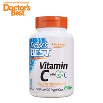 닥터스베스트 비타민C 비타민씨 Q-C 아스코르빈산 500mg 베지캡슐 120정