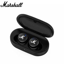 라이브 장비 유투브 Marshall-모드 II 트루 와이어리스 블루투스 5.1 인이어 노이즈 캔슬링 하이파이 서브우퍼 음악 스포츠 게이밍 헤드폰 마이크 탑재 전자기기 간편한 고음, [01] black