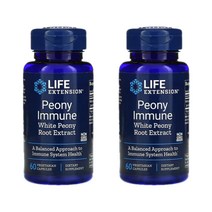 Life Extension 라이프익스텐션 작약추출물 Peony Immune 60정 2개