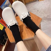 여자 특이한 뮬슬리퍼 남녀 공용 비올때 발편한 신발:No3383ea