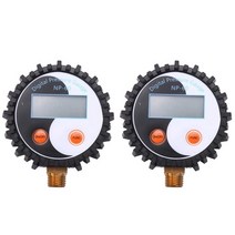 진공게이지 디지털진공게이지 진공압력계 디지털 진공 압력 유압 공기 압축, 1.black  silver