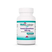 뉴트리콜로지 Acetyl 글루타치온 Glutathione 300mg Well Absorbed Hypoallergenic 60 타블렛정