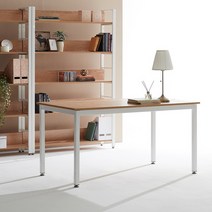 [바보사랑] TS-04 LPM 책상 1200x800 철제 컴퓨터 사무용 일자 데스크, 상세 설명 참조, 선택:화이트프레임/아카시아