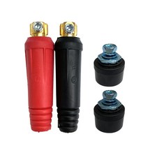 용접기 커넥터 단자 인버터 잭 용접기짹 3kw 케이블커넥터 콘넥타 알곤 티그 아크 소켓 플러그, (2) 3kw 용접단자