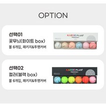 2022년 NEW 카에데플러스 3피스 6구 컬러볼, 꽃무니(화이트box), 1개