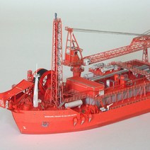 1400 노르웨이 fso 근해 부동 생산 유조선 diy 3d 종이 수제 모델 선박 퍼즐