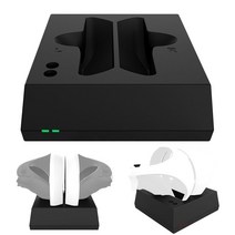 플레이스테이션VR2 PS VR2 자기 흡수 충전 충전베이스 psvr2 충전기용 이중 충전독 스테이션 사