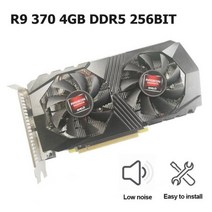 CPU 그래픽카드 데스크탑 비디오 카드 GT210 512M DDR3 64 비트 컴퓨터 HDMI 호환 VGA DVI 올인원 그래픽 액세서리, 05 R9 370 4GB DDR5