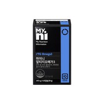 일동제약 마이니 알티지 오메가3 60캡슐 (30일분), 1개, 60정