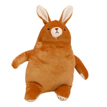 라움생 애착 인형 곰 토끼인형 모찌 귀여운 동물 큰 대형 신생아 아기 유아 수면 봉제 수제 핸드메이드 애착인형, 브라운, S-25cm