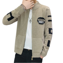 꽃소담 남성 가을겨울 데일리 집업 니트 가디건 M931