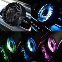 자동차 송풍구선풍기 차량용 LED선풍기/뉴SM5 SM6 SM3 SM7 QM3 QM5 QM6 XM3 캡처 조에 포터2 봉고3 올뉴쏘울 트레일블레이저 이쿼녹스 트래버스 볼트, 실버