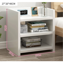 좁은 침대 서랍장 얇은 협탁 미니 틈새 테이블 침실 20cm 25cm 30cm, H