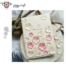 모양 틀 다이컷 piggy craft 금속 절단 금형 꽃 장식 스크랩북 종이 공예 칼 금형 블레이드 펀치 스텐실, f-654