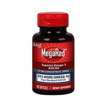 쉬프 메가레드 슈페리어 오메가3 크릴 오일 750mg 80소프트젤 2팩 Schiff Krill Oils