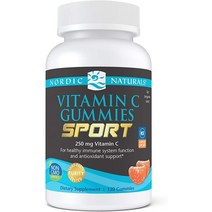 노르딕내추럴스 비타민C 250mg 구미 젤리 스포츠 탠저린 120정 Nordic Naturals Vitamin C Gummies Sport, 6개