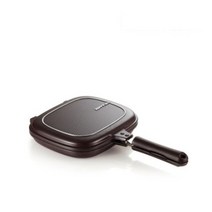 [해피콜] HC 빗살 생선양면팬 27.5cm, 27.5 x 24.3 x 6 cm, 1개