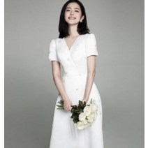 송혜교 결혼식 셀프웨딩촬영 드레스 원피스 W016
