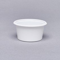 다용도 원형 용기 소스컵 반찬컵 다용도 2호 백색 80ml, 2000개