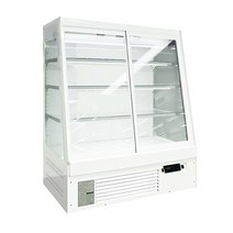 반찬쇼케이스 UKGS-1200B-1 화이트 사선형