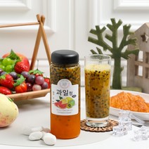 농부가 직접 만든 수제 패션후르츠청 500g (에이드/주스/우유/빙수 만들기), 1개