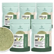 새싹보리 100% 국산 무농약 분말 가루 파우더, 5개, 500g