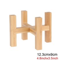 야외 홈 식물 나무 랙 화분 기본 바닥 서 나무 화분 홀더 분재 디스플레이 스탠드, 01 12.3cmx9cm