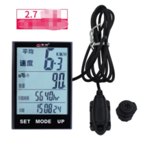 Ogfaour 자전거 속도계 스트리바 로드 킥보드 측정기 스피드 속도 센서 사이클 유선 무선 도로 긴, TY318 검정색 유선 코드 표 무료 배터리 5, 1개