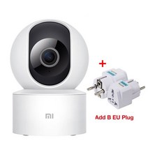 Xiaomi Mi 스마트 카메라 SE 360 PTZ 1080P HD 베이비 감시 WiFi 웹캠 적외선 야간 시계 AI 휴머노이드 감, 03 With B EU Plug
