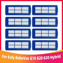 Anker Eufy RoboVac G10 G20 G30 로봇 청소기 예비 부품 메인 브러시 사이드 Hepa 필터 걸레 천, 06 8 Filter