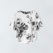 앤클라인 앤클라인 플라워 프린팅 블라우스 E3MN45