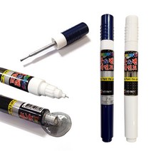 3M/4F 바닐라화이트 자동차붓펜 컬러+투명 대영 카페인트 붓페인트 도색, 3M/4F 컬러+투명 세트