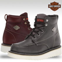 오토바이 바이크부츠 ~310mm 할리데이비슨 모터싸이클 빅사이즈 신발 남성 웰트화 ANA59, 그레이