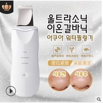 울트라소닉 이온갈바닉 아쿠아 워터필링기, 블랙