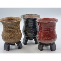 우암 수제화분 물레 긴다리 롱분 6컬러 다육이 도자기 화분, 2번 파랑