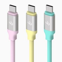 블링어스 밀크 C타입 USB C핀 고속충전 케이블 1m, F225 딸기